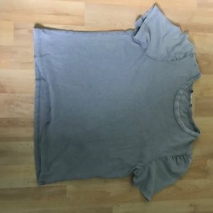 Gray Zara top